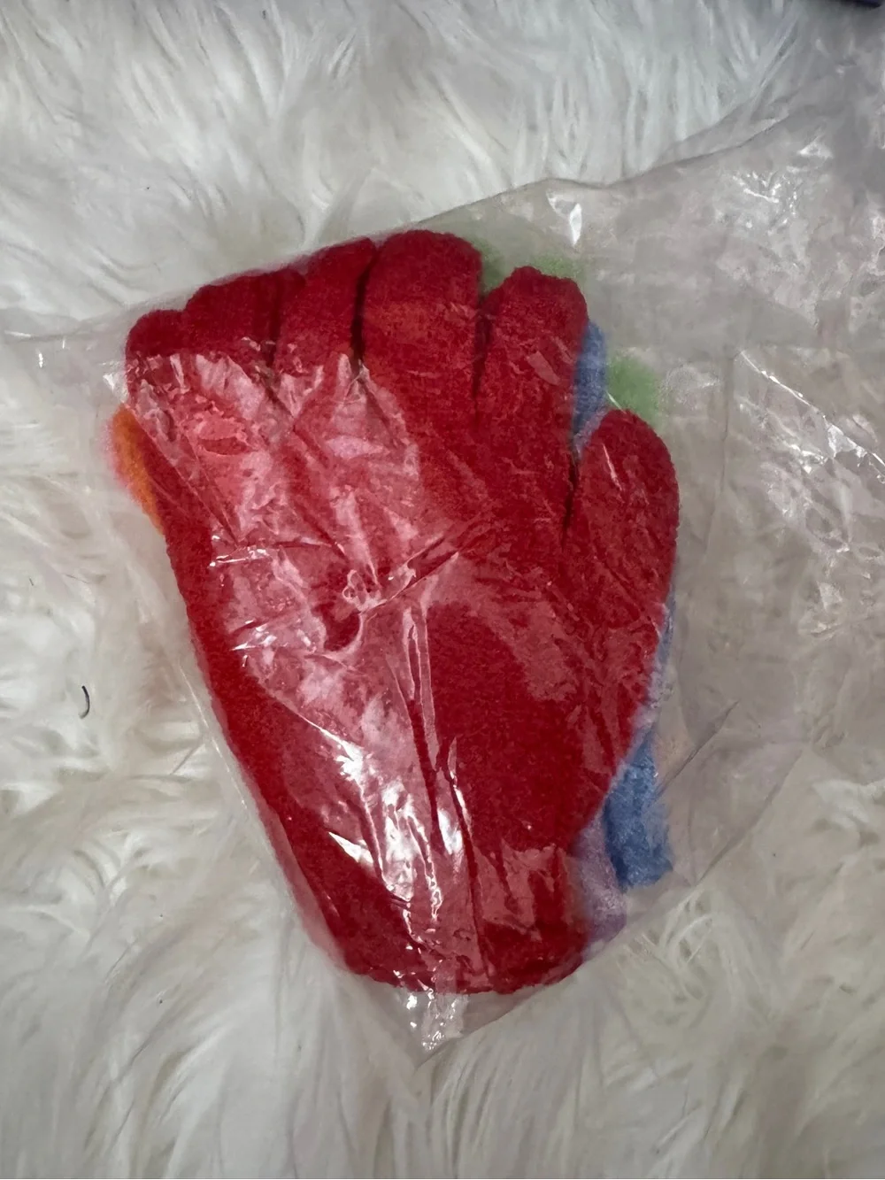 Exfoliating Bath Gloves - multicolor 5